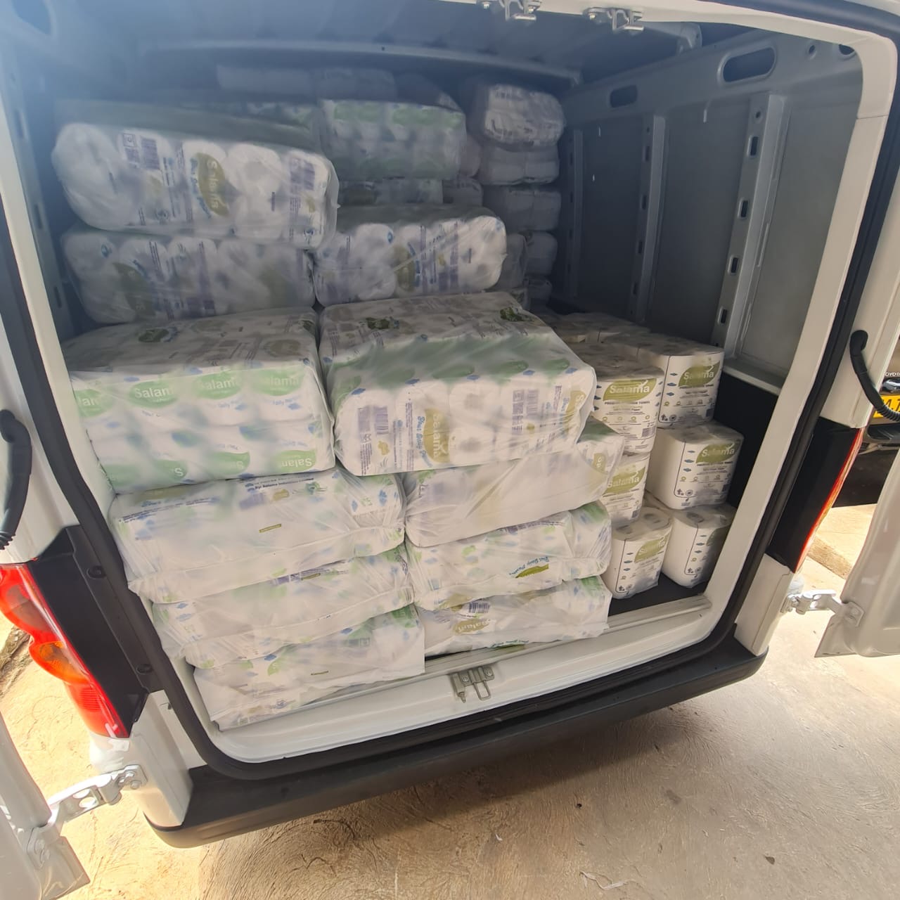 Salama products loaded for delivery